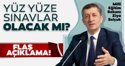 Okullar ne zaman açılacak? Sınavlar yüz yüze mi olacak? Milli Eğitim Bakanı Ziya Selçuk'tan flaş açıklamalar...