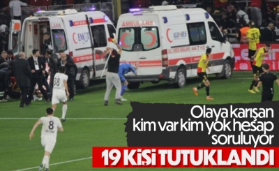  Olaylı Göztepe-Altay maçıyla ilgili yeni gelişme: 19 kişi tutuklandı