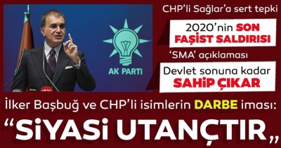 Ömer Çelik 'Bunu söylerken bile utanıyorum' diyerek çok sert tepki gösterdi