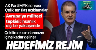 Ömer Çelik'ten güvenli bölge yorumu: Dünyanın yapamadığını Türkiye yaptı.