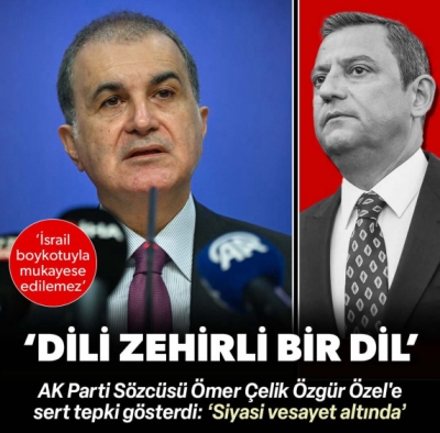 Ömer Çelik'ten Özgür Özel'e tepki: Kullandığı dil zehirli