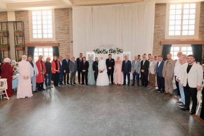 Ömer Faruk Çelik’in Oğlu Fatih Çelik Elif Gürgen ile Dünyaevine Girdi