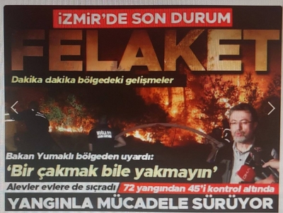 Orman yangınlarında son durum... İzmir'de alevler evlere sıçradı! Şehir dumanla kaplandı