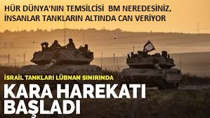  Orta Doğu'da ateş çemberi! İsrail Lübnan'a yönelik kara işgalini başlattı