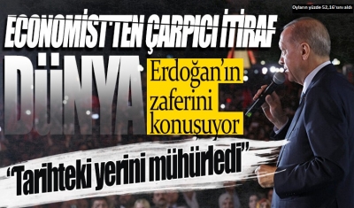 Oyların yüzde 52,16'sını alan Erdoğan'ın zaferi Dünya basınında geniş yer buldu. 