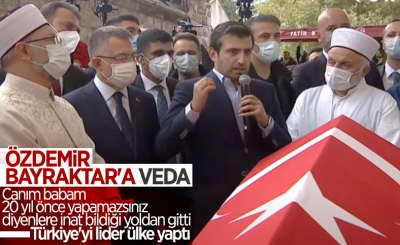 Özdemir Bayraktar son yolculuğuna uğurlandı! Sevenleri Fatih Camii'ne akın etti