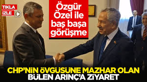 Özgür Özel ile baş başa görüşme! CHP’nin övgüsüne mazhar olan Bülent Arınç’a ziyaret