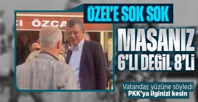 Özgür Özel'e Düzce'de vatandaştan sert tepki: Siz 6'lı değil 8'li masasınız! Bu ülkeyi bölmeye çalışmayın