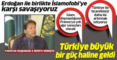 Son dakika haberi: Pakistan Başbakanı İmran Han aHaber'de! Erdoğan ile birlikte islamofobi'ye karşı savaşıyoruz