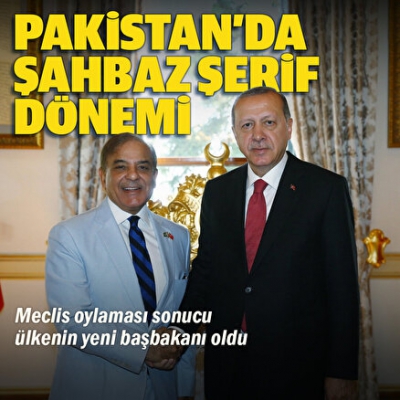Pakistan'da yeni başbakan Şahbaz Şerif oldu