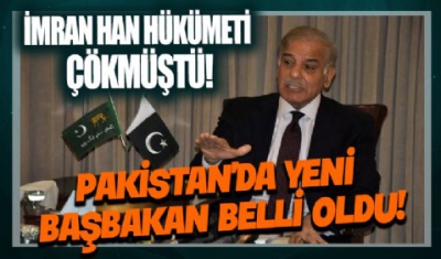 Pakistan'da yeni başbakan Şahbaz Şerif oldu