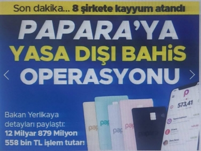 Papara'ya yasa dışı bahis operasyonu: Toplam 8 şirkete el konuldu! Bakan Yerlikaya görüntüleri paylaştı