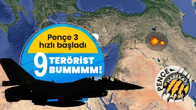 Pençe-3 ve Kıran Operasyonu ile 14 PKK'lı terörist etkisiz hale getirildi.