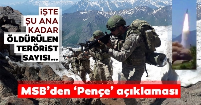 Pençe Harekatı'nda 9 terörist etkisiz hale getirildi