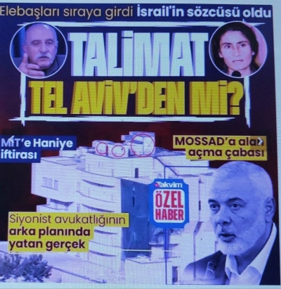 PKK elebaşı Duran Kalkan ve Bese Hozat İsrail'in sözcüsü oldu! MİT'e 'Haniye' iftirası MOSSAD'a alan açma çabası: Talimat Tel Aviv'den mi?