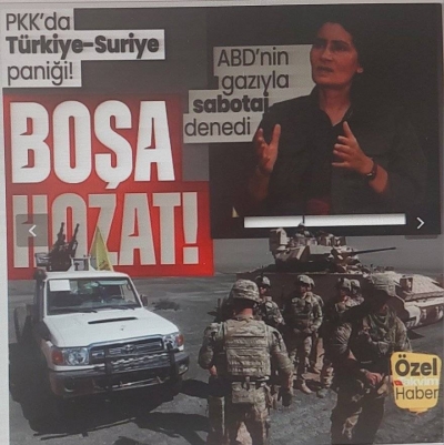 PKK'da 'Türkiye-Suriye' korkusu... Elebaşı Bese Hozat sabotaja başladı 