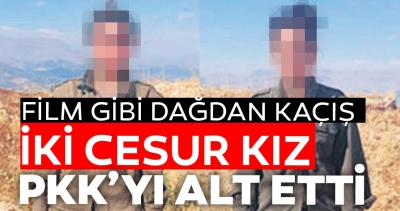 İki cesur kız PKK’yı alt etti