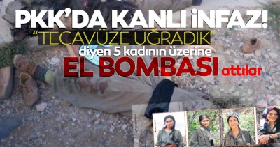 PKK'dan kanlı infaz! 'Tecavüze uğradık' diyenleri el bombasıyla öldürdü..