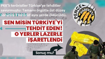 PKK’lı teröristler Türkiye’ye tehditler savurmuştu: Aynı yerde öldürüldüler