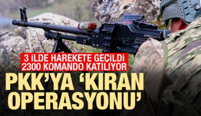 PKK'nın belini 'Kıran' 129 tim Hakkari, Şırnak ve Van'da operasyona başladı!. Süpüre süpüre ilerliyorlar