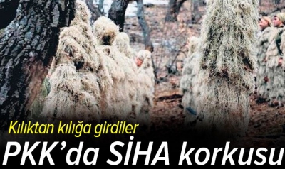 PKK'nın SİHA ve İHA korkusu bunu yaptırdı! Sözde Nevruz kutlamalarını bakın nasıl yaptılar! Görüntüler ifşa oldu! 