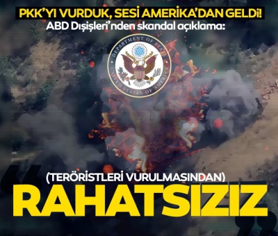 PKK/PYD'nin vurulmasından rahatsız oldular... TSK havadan vurdu ses ABD'den geldi
