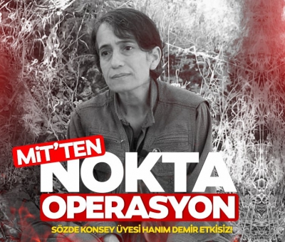  PKK'ya üst düzey darbe! MİT PKK-HPG konseyi üyesi terörist Hanım Demir'i etkisiz hale getirdi 