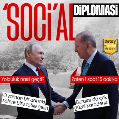 Putin, Başkan Erdoğan'ı kapıda karşıladı! Soçi'de samimi anlar: 