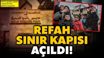 Refah'ta geçişler başladı. 2 buçuk yılın ardından evlerine dönen Filistinliler aileleri ile buluştu