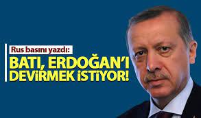 Rus basını asıl hedefi yazdı: Batı Erdoğan'ı devirmek için... 