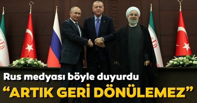 Rus medyası 3'lü zirveyi böyle gördü.