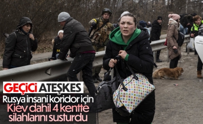 Rusya'dan insani koridor için geçici ateşkes 