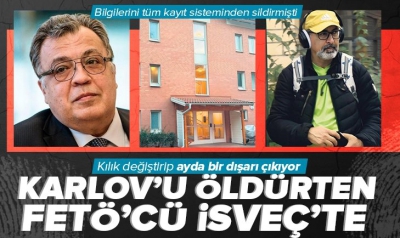 Rusya'nın Ankara Büyükelçisi Andrey Karlov suikastının planlayıcısı FETÖ'cü firari Abdullah Bozkurt İsveç'te görüntülendi 