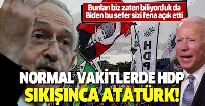 Sabah gazetesi yazarı Hasan Basri Yalçın'dan Biden'ın desteklediği muhalefete sert tepki: Normal vakitlerde HDP, sıkışınca Atatürk.