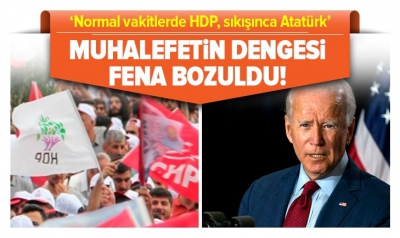 Sabah gazetesi yazarı Hasan Basri Yalçın'dan Biden'ın desteklediği muhalefete sert tepki: Normal vakitlerde HDP, sıkışınca Atatürk.