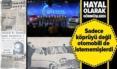 Sadece köprüyü değil otomobili de istememişlerdi!