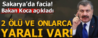 Sağlık Bakanı Fahrettin Koca, havai fişek patlamasında 2 kişinin hayatını kaybettiği, 73 kişinin de yaralandığını bildirdi.