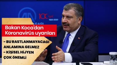 Sağlık Bakanı Koca: Koronavirüs 33 ülkede görüldü, Türkiye'de olmaması için gayret içindeyiz.