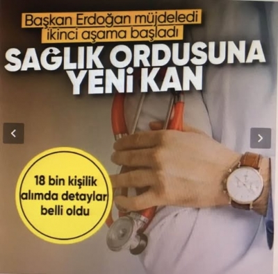 Sağlık Bakanı Memişoğlu duyurdu: 18 bin yeni sağlık personeli alınacak
