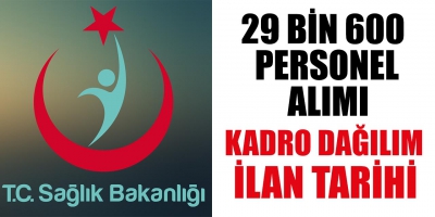 Sağlık Bakanlığı 29 Bin 600 Kamu Personeli Alımı