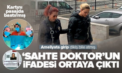 Sahte doktor ameliyata girip dikiş atmış! Fotoğrafları ortaya çıktı! İfadesi kan dondurdu