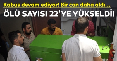 Sahte içkiden bir kişi daha yaşamını yitirdi, hayatını kaybeden kişi sayısı 22'ye yükseldi..