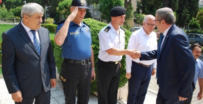 Salihli Kaymakamı Sağlam göreve başladı.