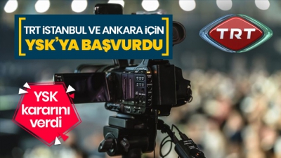 Sandıklardan canlı yayın için TRT'den başvuru! YSK'dan cevap!