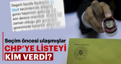 Seçim öncesi sandık kurulu başkanı ve üyelerinin listesini CHP’ye kim verdi?..