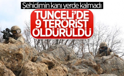 Şehidimiz kanı yerde kalmadı! Eren operasyonunda öldürülen terörist sayısı 9 oldu