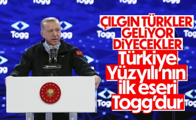 Seri üretim Togg banttan indi! Başkan Erdoğan’dan ilk test sonrası flaş açıklamalar: “Çılgın Türkler geliyorlar” diyecekler!