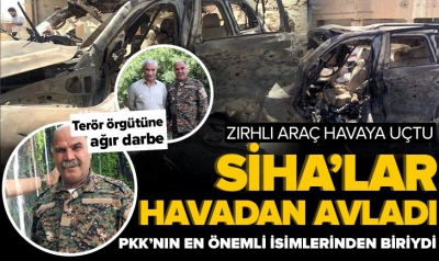 SİHA'lar PKK'lı teröristleri zırhlı araçta avladı: Sincar'daki en kritik isimlerden Said Hasan öldürüldü