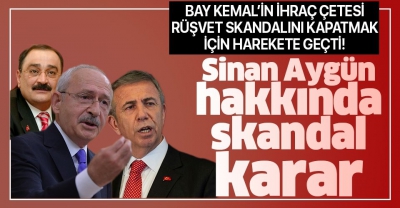 Sinan Aygün hakkında disiplin soruşturması.