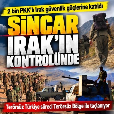 Sincar'da yeni dönem başladı! 2 bin PKK'lı Irak güçlerine katıldı